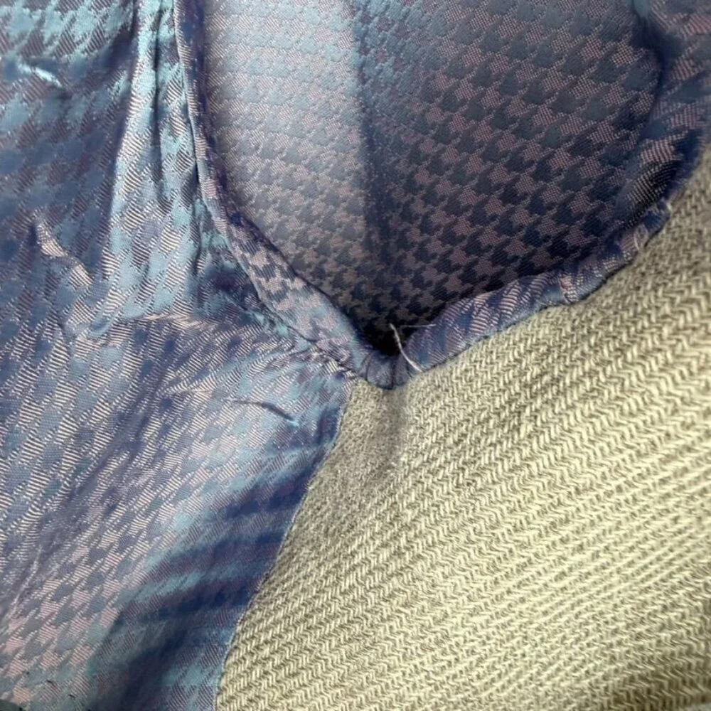 Knot Standard Grey Linen blend – Tailored Sport Coat Size 39 or 40
